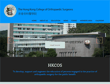 Tablet Screenshot of hkcos.org.hk